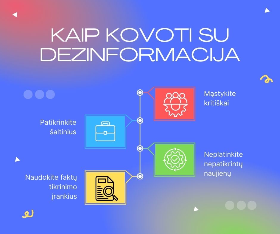 kaip kovoti su desinformacija